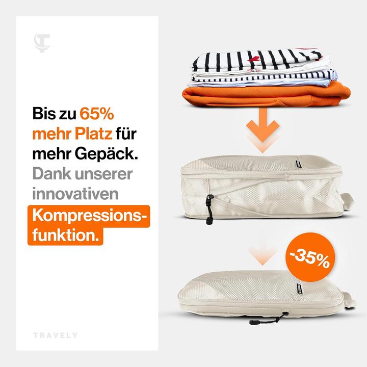 Produktbild Travely 5-teiliges Packwürfel-Set
