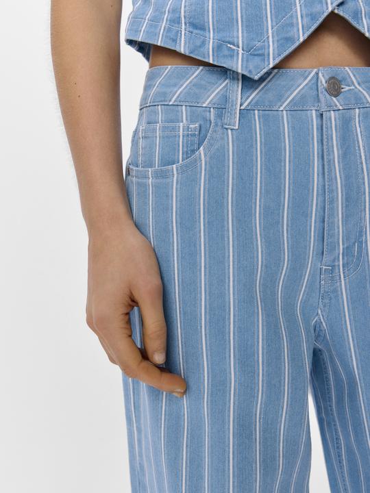 Produktbild Object Streifen Jeans mit weitem Bein (S)