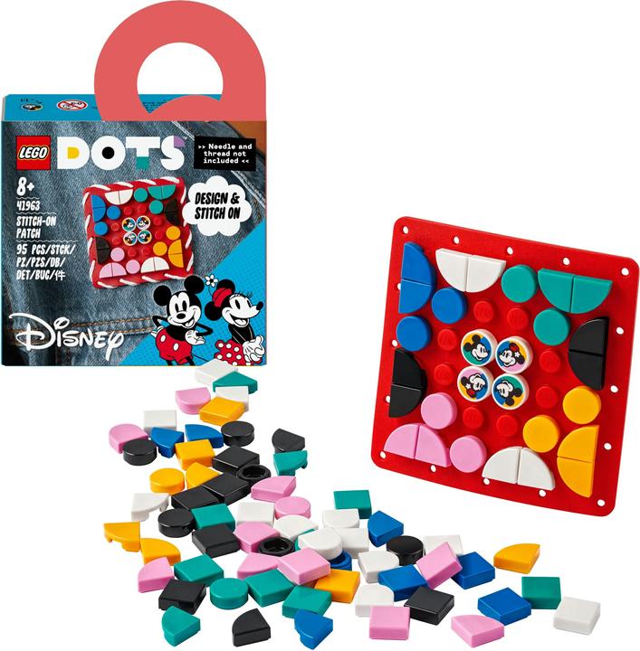 Produktbild LEGO Micky und Minnie Kreativ-Aufnäher (41963, LEGO Dots)