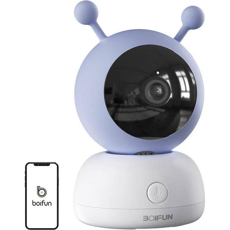 Boifun, Babyphone, 2S electronic rotating nanny with sound detector (Babyphone mit Kamera)