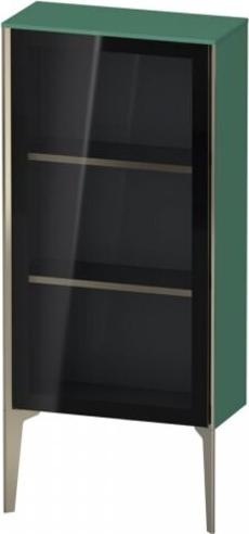 Actual product image Duravit XViu XV1361 Semi-high cabinet with glass door, vertical, right-hinged, 500x240 mm, height 89