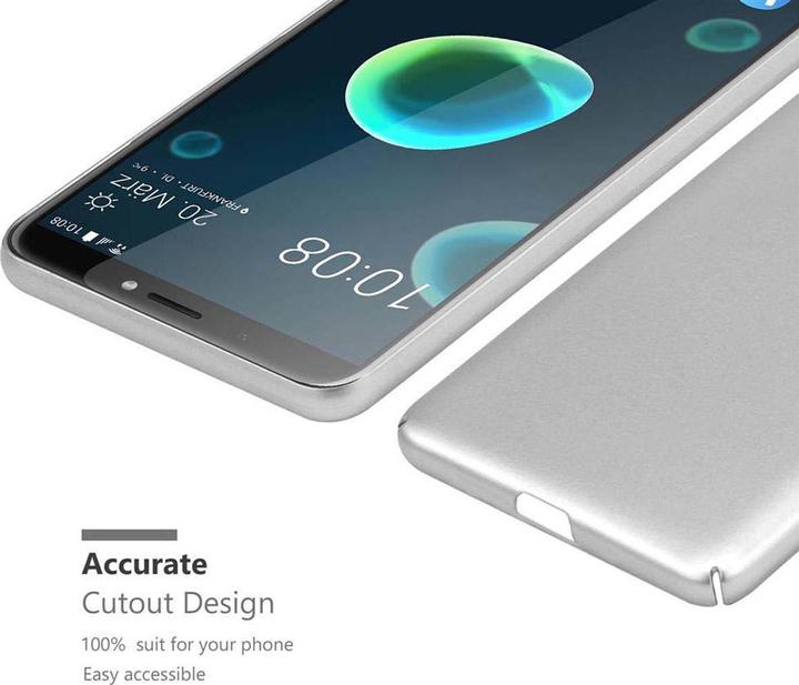 Actual product image Cadorabo Hard Cover Matt Metal Cover (HTC Desire 12+)