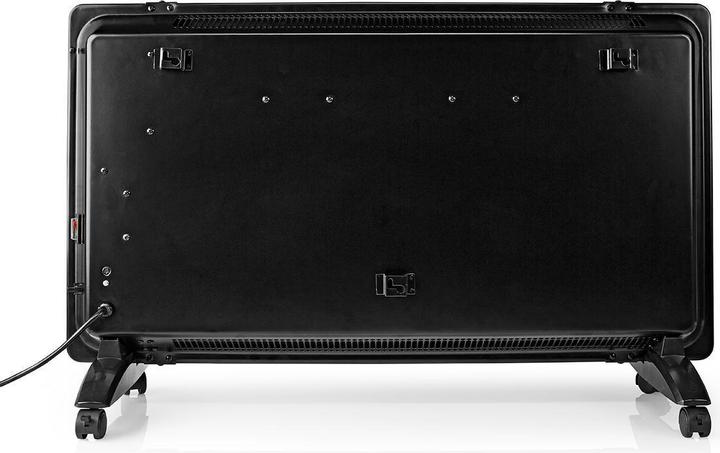 Actual product image Nedis HTPL20FBK. Type: Electric convector space heater, Cable length: 1.5 m, International protection (2000 W)