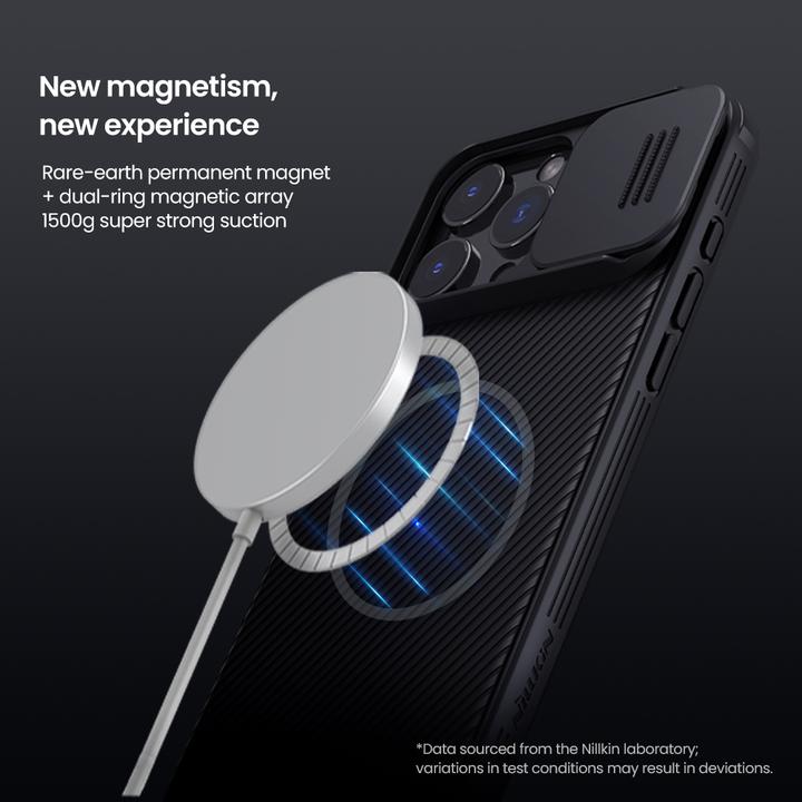 Produktbild Nillkin CamShield PRO Magnetic Hard Case for Apple iPhone 16 Pro Max Dark Green (Apple iPhone 16 Pro Max)