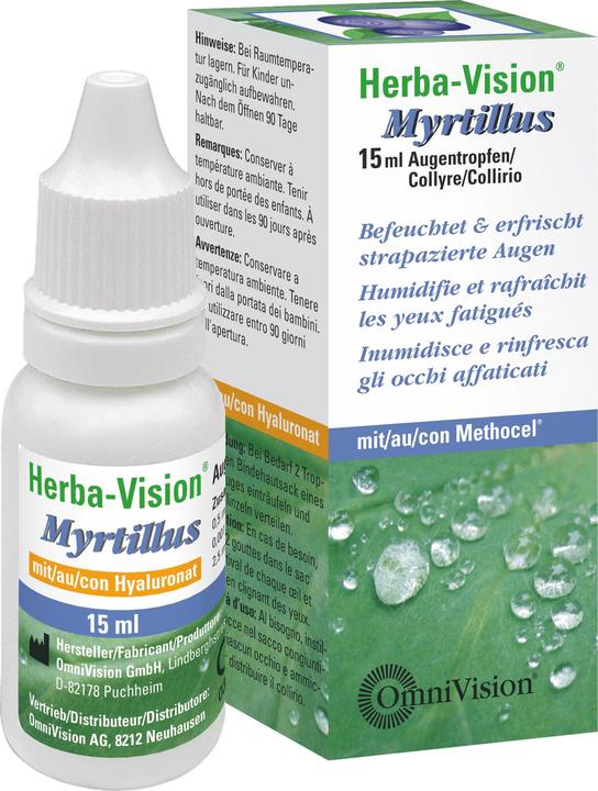 Image du produit OmniVision Collyre Herba-Vision Myrtillus (15 ml, 15 ml)