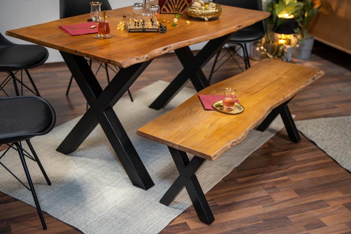 Actual product image SAM NOAH solid acacia tree edge (220 cm)