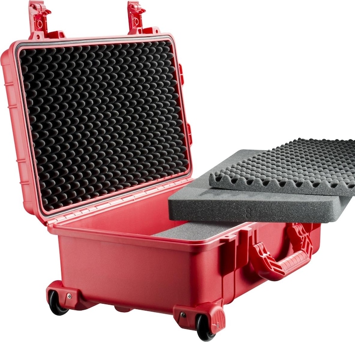 Produktbild mantona Outdoor Schutz-Trolley, rot Trolley Innenmass (B x H x T)=30 (Kamera Zubehörtasche, 0.30 l)