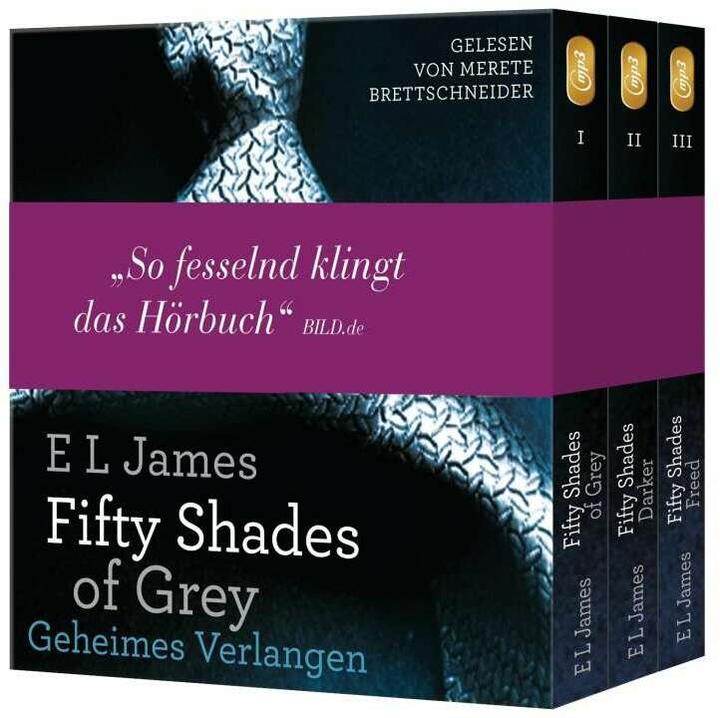 Produktbild Fifty Shades of Grey. Die Gesamtausgabe 1-3 (E L James, Deutsch)