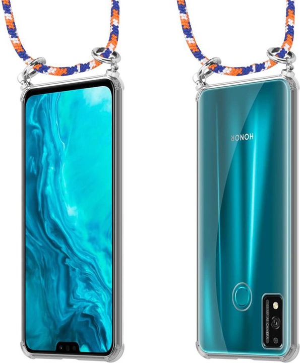 Produktbild Cadorabo TPU Handy Kette SILBER Cover