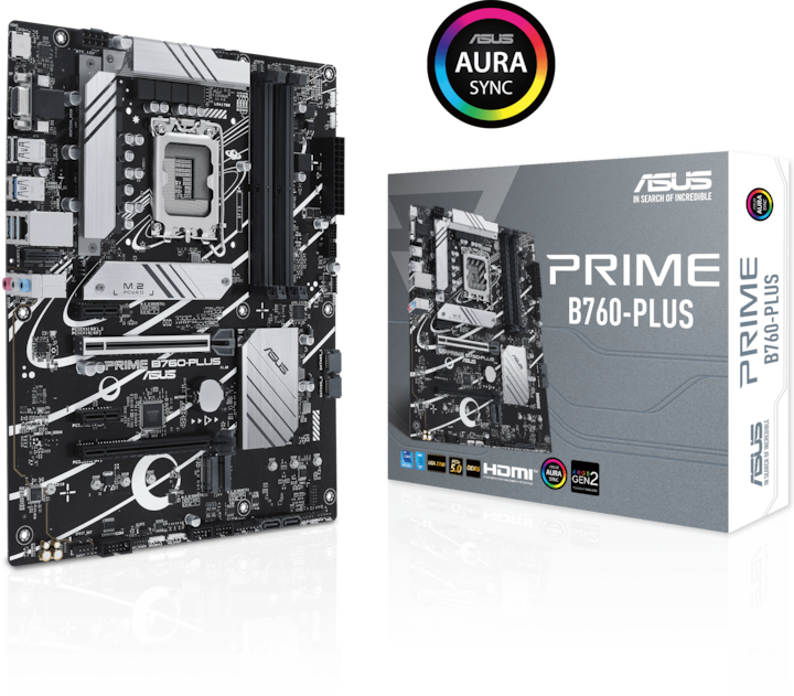 Actual product image ASUS Prime B760-PLUS (LGA 1700, Intel B760, ATX)
