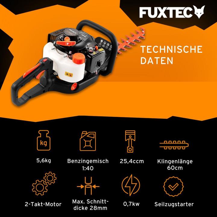 Produktbild Fuxtec Benzin-Heckenschere FX-MH123ECO (Benzinbetrieb)