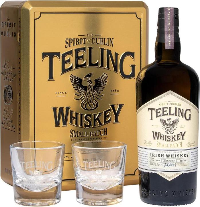 Image du produit Teeling Set cadeau Irish Whiskey 0.7 l & 2 verres (Whisky irlandais, 1 x 70 cl)