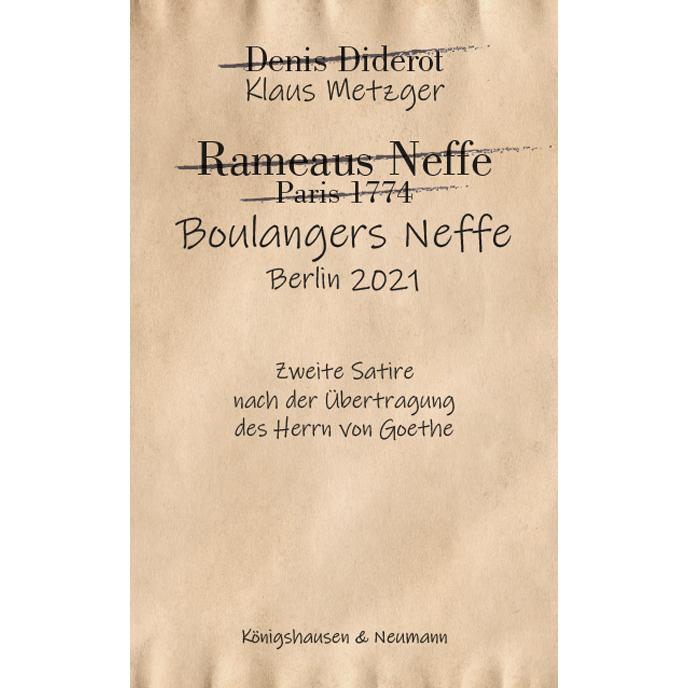 Metzger:Boulangers Neffe, Belletristik von Klaus Metzger