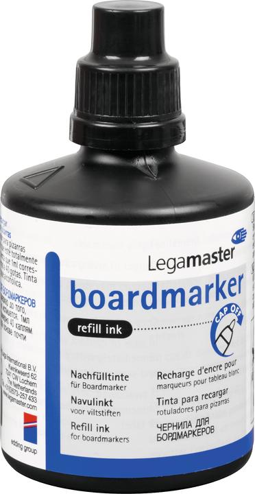 Immagine prodotto Legamaster Ricarica di inchiostro 100ml alcool nero sciolto a basso odore per TZ1 (Nero, 1 mm, 1 x)