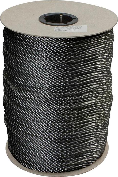 Dönges Vezeltouw van polypropyleen, 12 mm, zwart, gedraaid