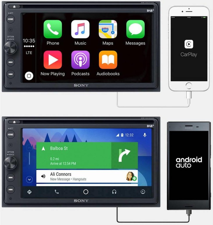 Produktbild Sony Xav-Ax205db (Android Auto, Apple Carplay)