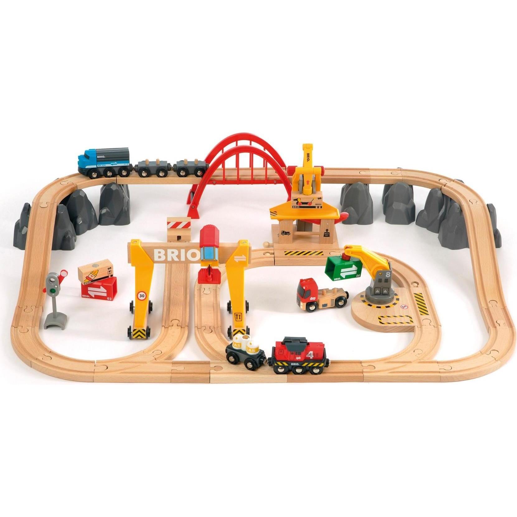 Brio Brio-Set mit Eisenbahngleisen Railway Deluxe, 33097