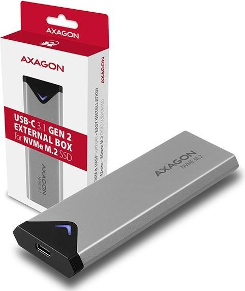 Actual product image Axagon EEM2-UG2 - SSD Enclosure - M.2 - M.2,PCI Express - 10 Gbit/s - USB Connectivity - (M.2)