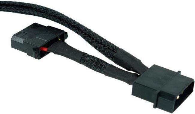 Produktbild Phobya Y-Adapter (30 cm, 3 Pin, 4 pin Molex, 4 pin PWM)