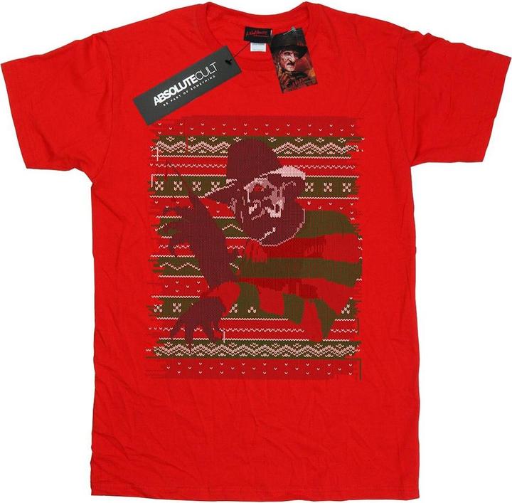 Produktbild Absolute Cult Christmas Fair Isle TShirt (M)