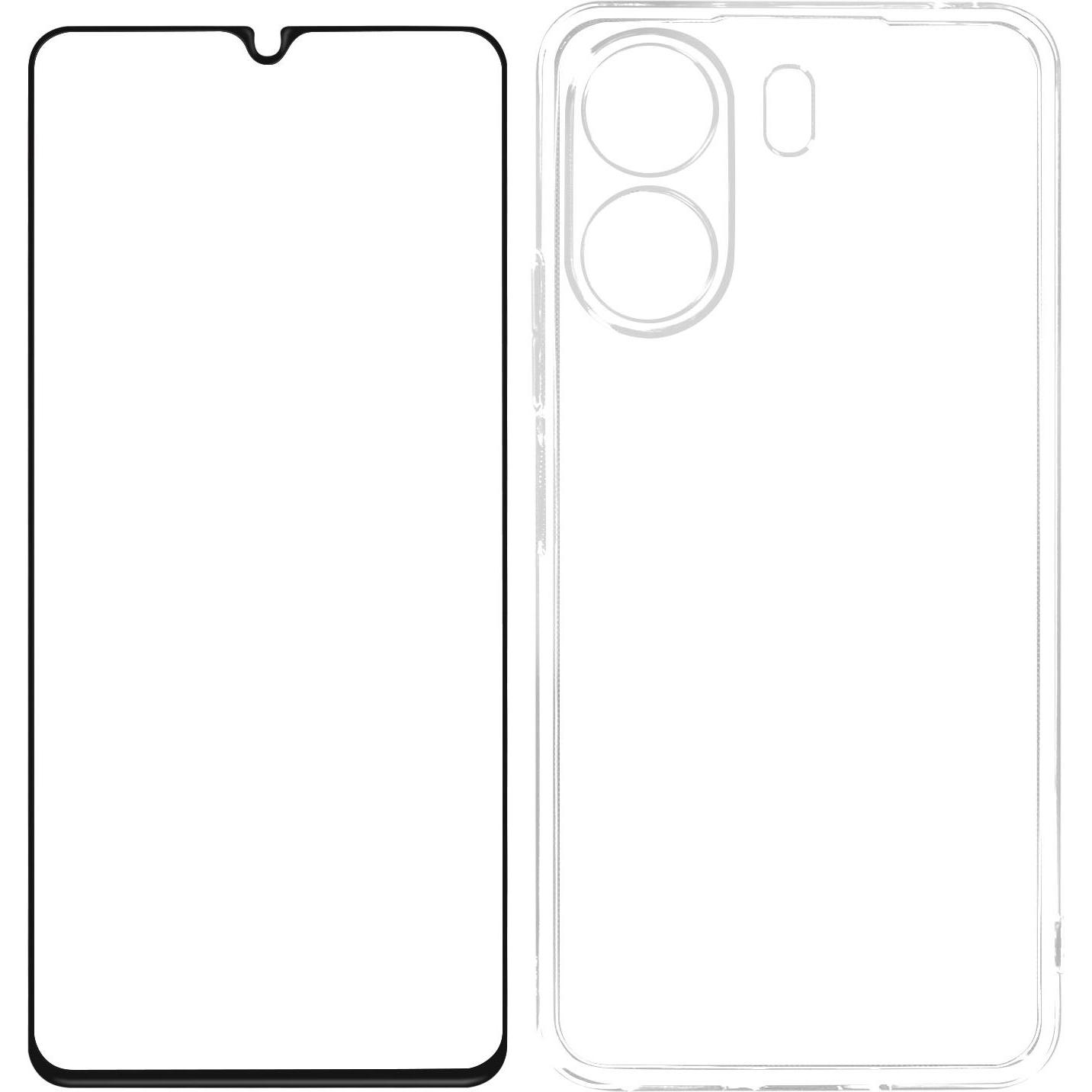 Thumbnail - Avizar 360 Schutz, Folie und Hülle Series (Xiaomi Redmi 13C), Smartphone Hülle, Schwarz