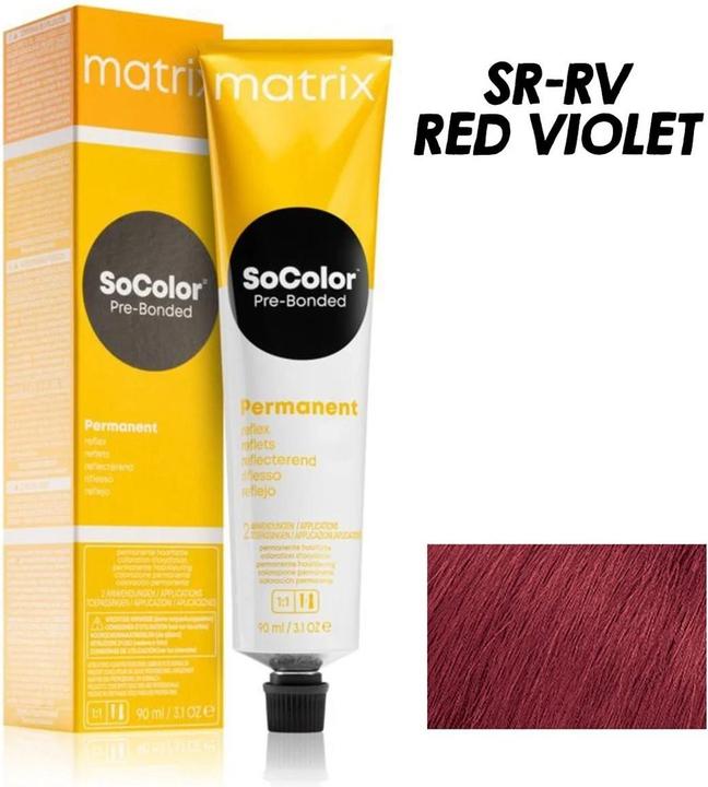 Matrix Socolor.beauty Creme Haarfarbe 90ml Haarfarbe Haar Pro Salon (SR-RV Rot, Violett)