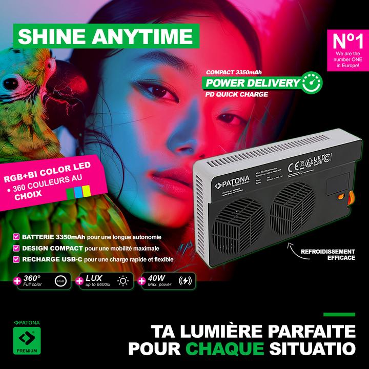 Productafbeelding Patona SL-PB40R 40W LED Videolicht (Videolicht)