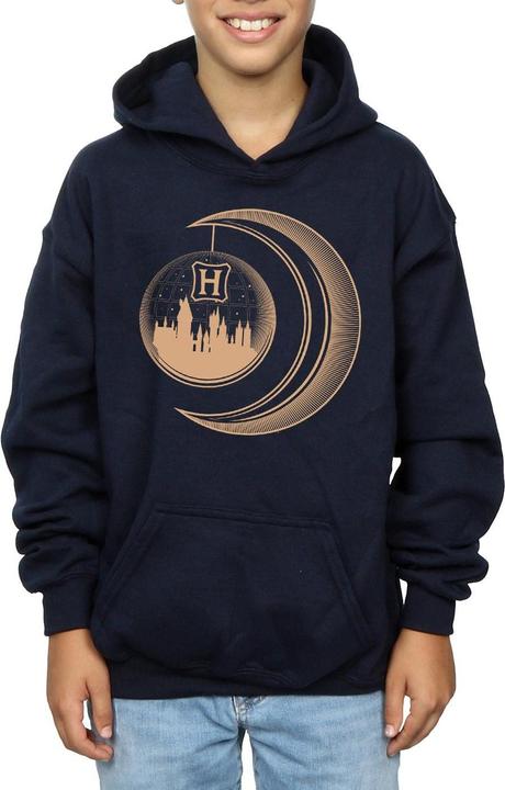Actual product image Boys Hogwarts Moon Hoodie (152, 158)
