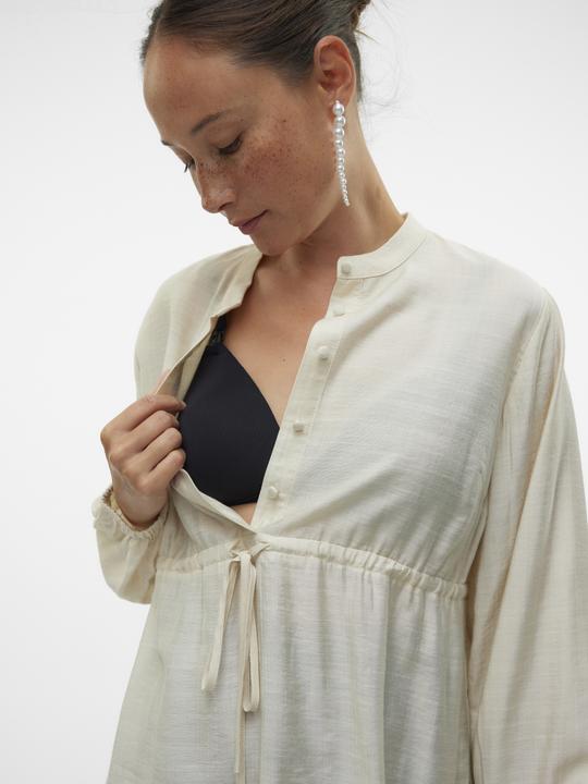 Immagine prodotto Mamalicious Camicetta con collo alla mandarina dalla vestibilità regolare (L)