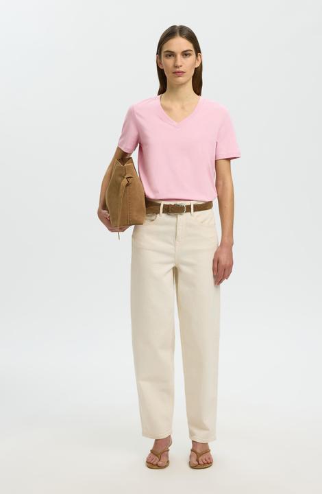 Produktbild Selected Slfessential Ss V-Neck Tee Noos