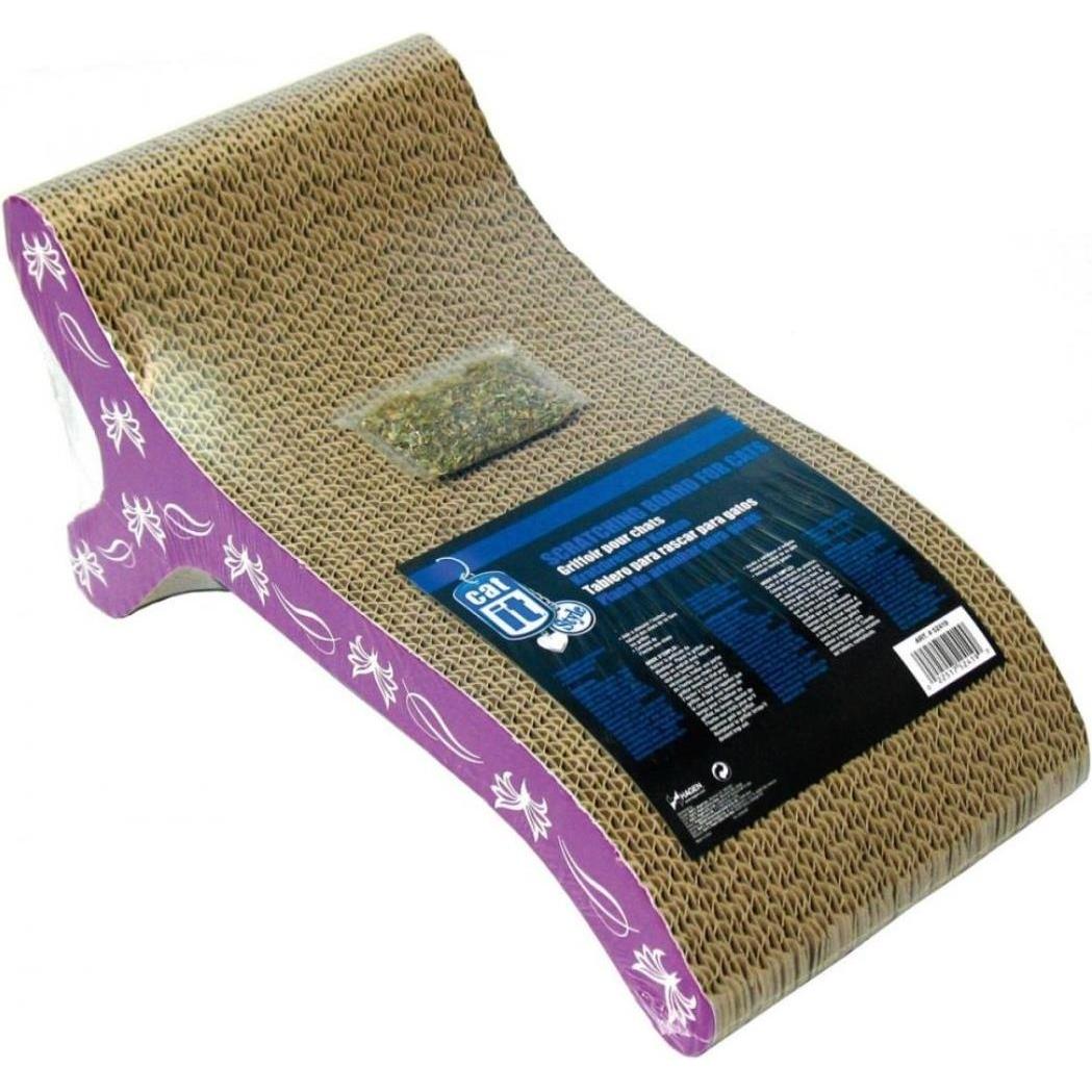 Thumbnail - Catit Kratzkartonage Schmetterling (21.50 cm, Violett, Beige, Weiss), Katzenbaum