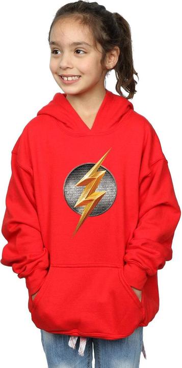 Image du produit - Sweat à capuche JUSTICE LEAGUE MOVIE FLASH EMBLEM - Fille (140, 146)