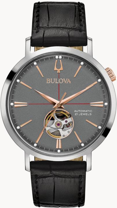 Produktbild Bulova 98A187 Klassik Automatik Herren 41mm 3ATM (Analoguhr, 41 mm)