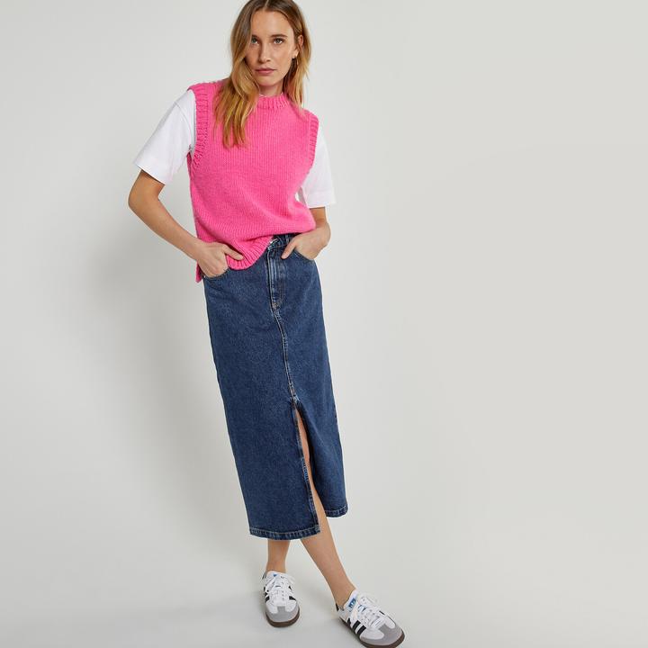 Produktbild La Redoute Collections Pullunder mit rundem Ausschnitt (L)