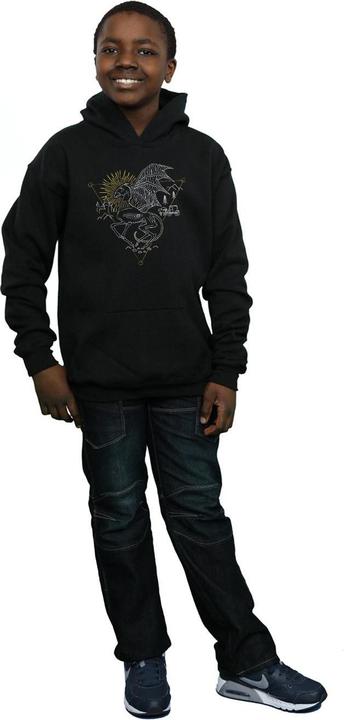 Produktbild Thestral Line Art Kapuzenpullover Jungen (128)