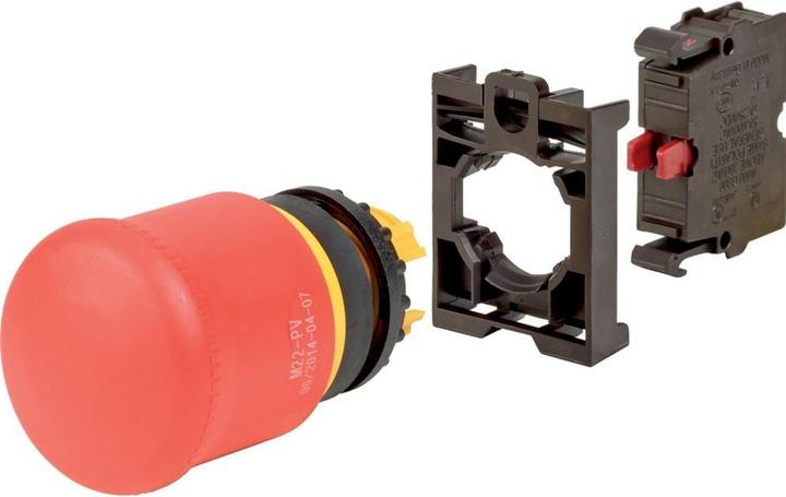 Produktbild Eaton Not Aus Schalter M22 PV K01 BVP 1 Öffner IP66 St.