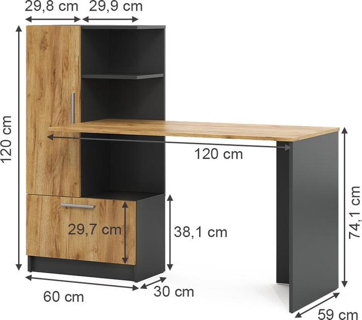 Produktbild Vicco Tomy (150 x 59 x 120 cm)