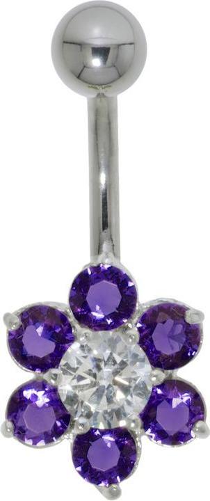 Produktbild Bijouteria Bauchpiercing (Edelstahl, Zirkonia, Silber 925)