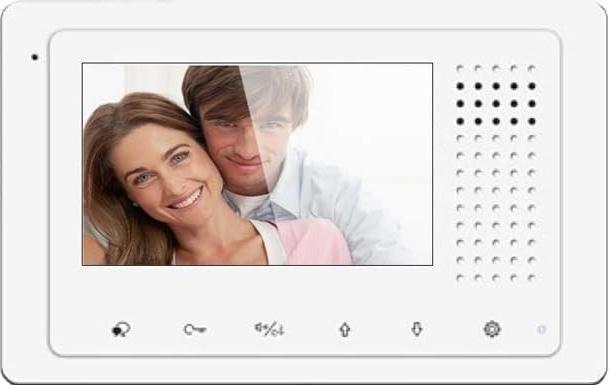 Digitone Interphone vidéo avec moniteur couleur, caméra grand angle et clavier à code