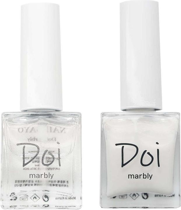 Produktbild Nailbayo Doi Marbly (White and Transparent, Farblack)