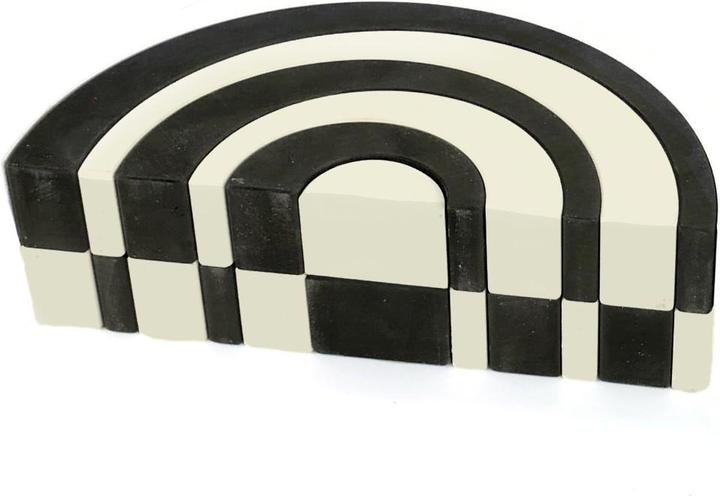 Actual product image Bajo Rainbow black / white small