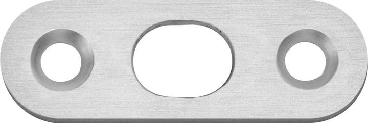 Actual product image Planet Striking plate, top, matt nickel-plated Art. no. 900330 (1 pcs.)