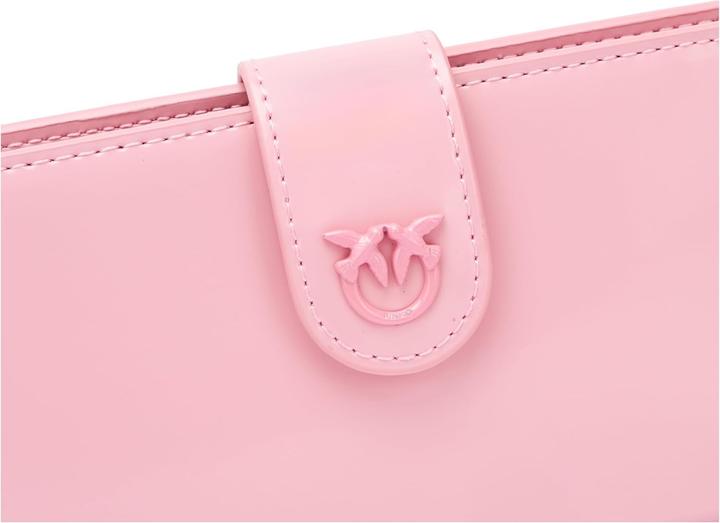 Actual product image Pinko Horizontale Brushed Leather Glossy Travel Accessory