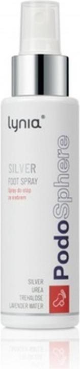 Lynia Fussspray mit Silber, Trehalose und Urea (Fusscrème & Fussgel, 100 ml)