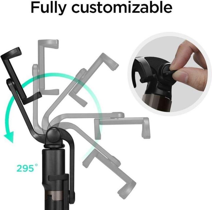 Actual product image Spigen selfie stick tripod S540W black