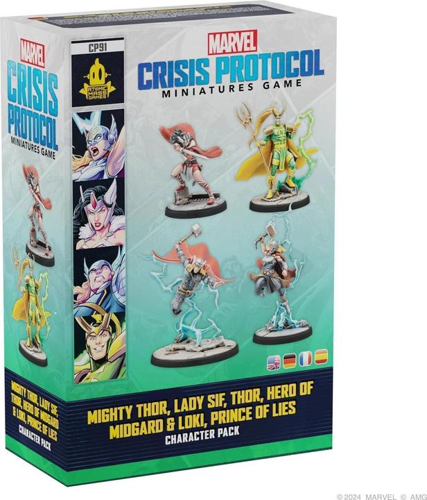 Atomic Mass Games Marvel Crisis Protocol - Mighty Thor, Lady Sif (DE)