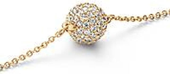 Daniel Wellington - Stylish gold-plated bracelet with glittering ball PavÃ© DW00400641