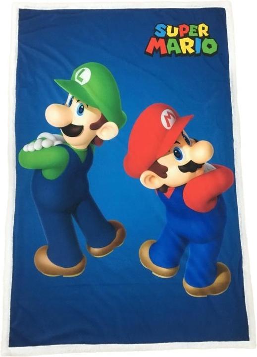 Immagine prodotto NoName SUPER MARIO - Mario & Luigi - Plaid '100X150cm' (100 x 150 cm)