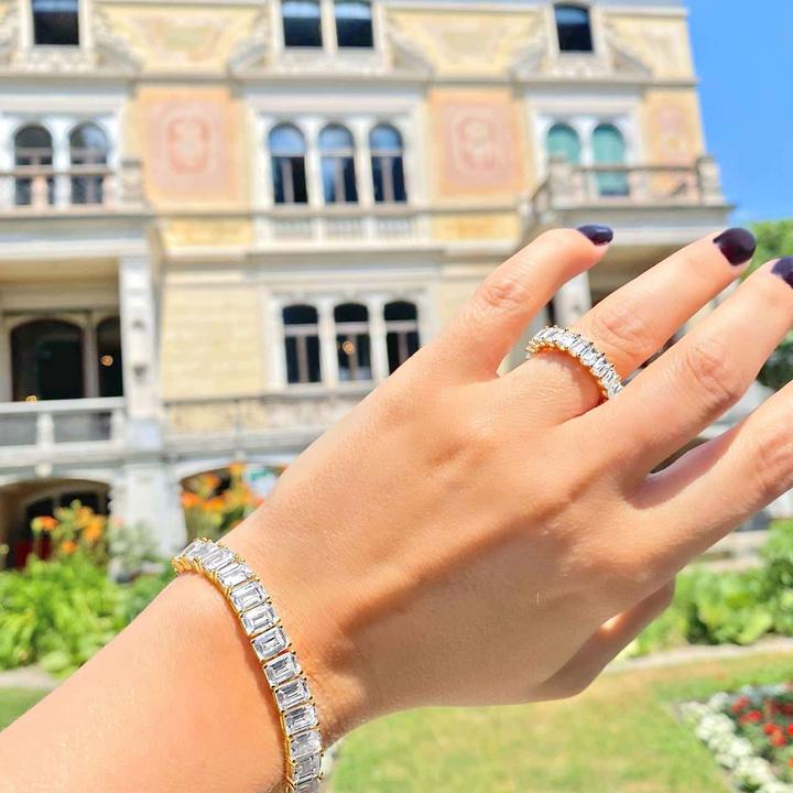 Produktbild Candy Ring Casim, 925 Sterling Silber, vergoldet (50, 925 Silber)