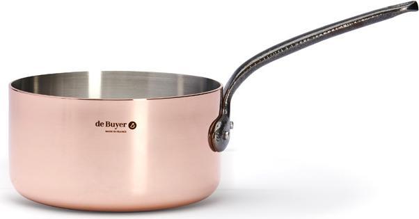 Image du produit de Buyer Inocuivre Casserole avec poignée en fonte (16 cm, Casserole, Acier inoxydable, Cuivre)